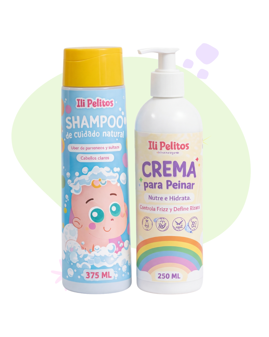 Shampoo y crema de peinar