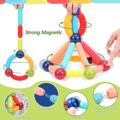SET FICHAS MAGNETICAS DE 64PCS