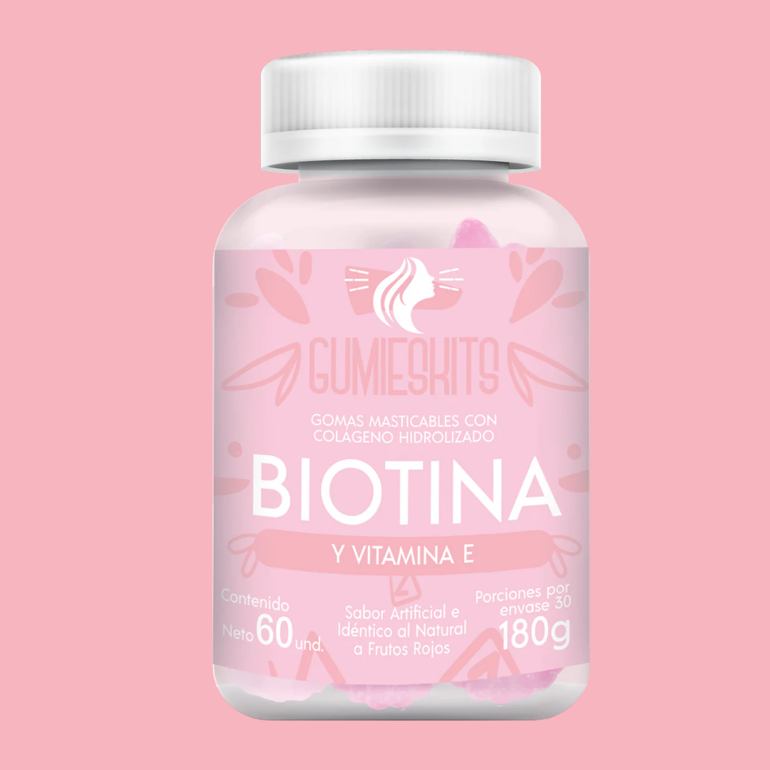 GOMITAS BIOTINA + BITAMINA E X60