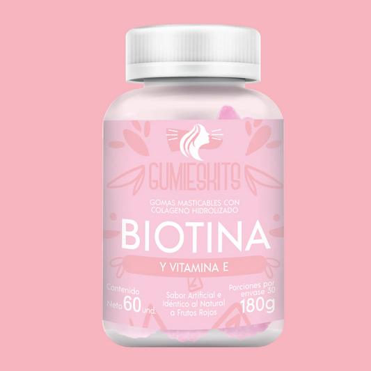 GOMITAS BIOTINA + BITAMINA E X60