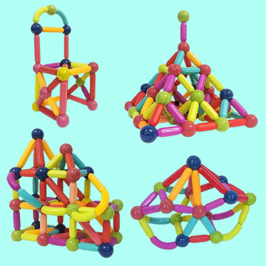 SET FICHAS MAGNETICAS DE 64PCS