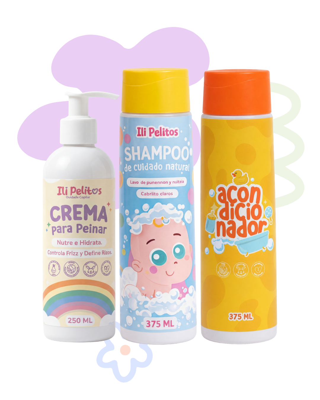 Shampoo , Crema y Acondicionador